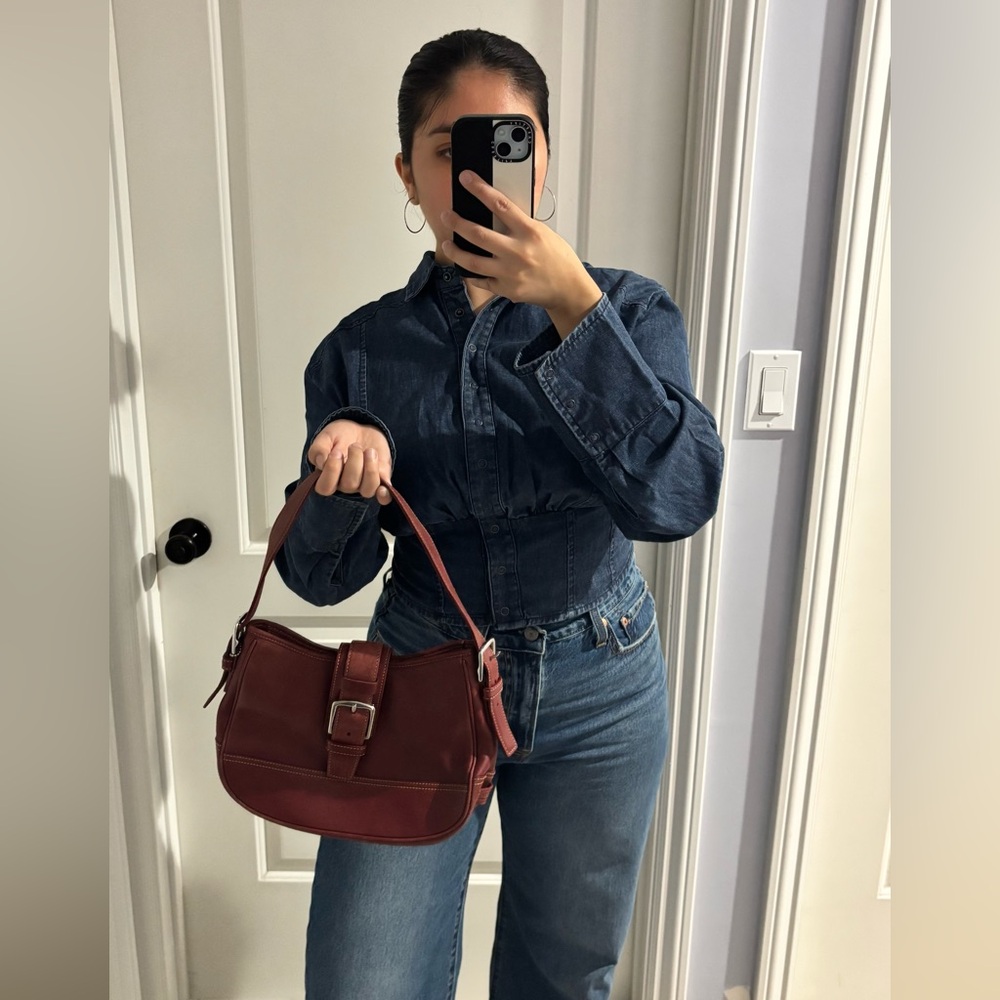 Vintage Coach Buckle Bag - Picture 2 of 8